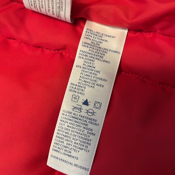 Tommy Hilfiger,S, lofty down, 21” navy jacket, 2 zip pockets (& 1 inside).NWOT. - Picture 7 of 12